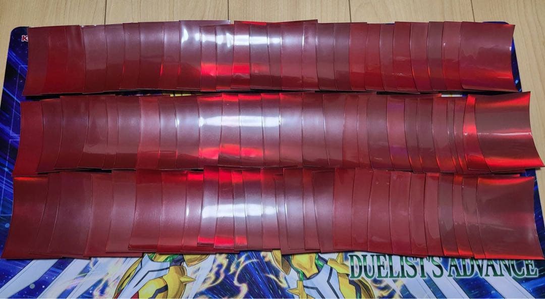 【傷みあり】遊戯王 オシリスレッド スリーブ 80枚