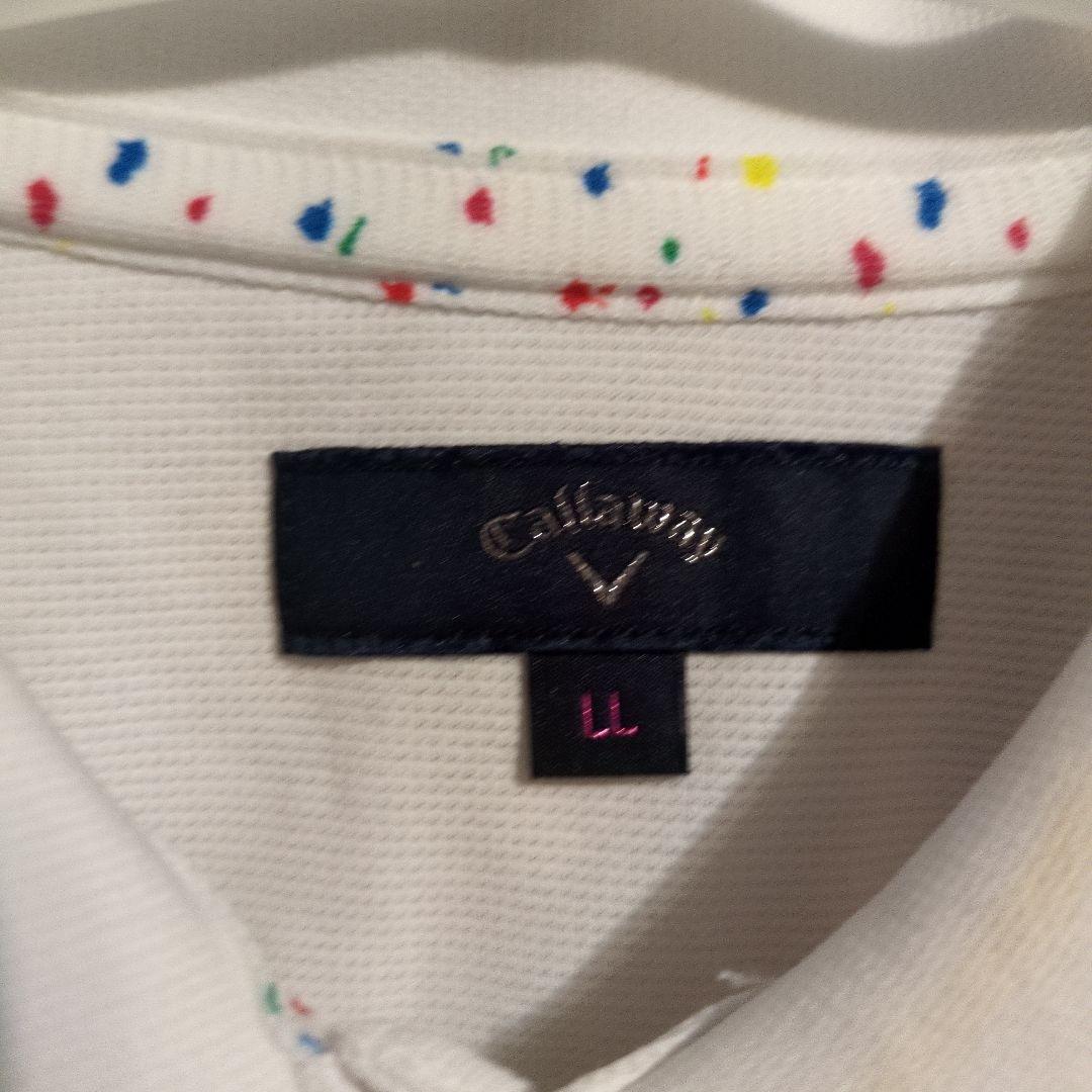 【決算セール✨】Callaway ポロシャツ LL ホワイト