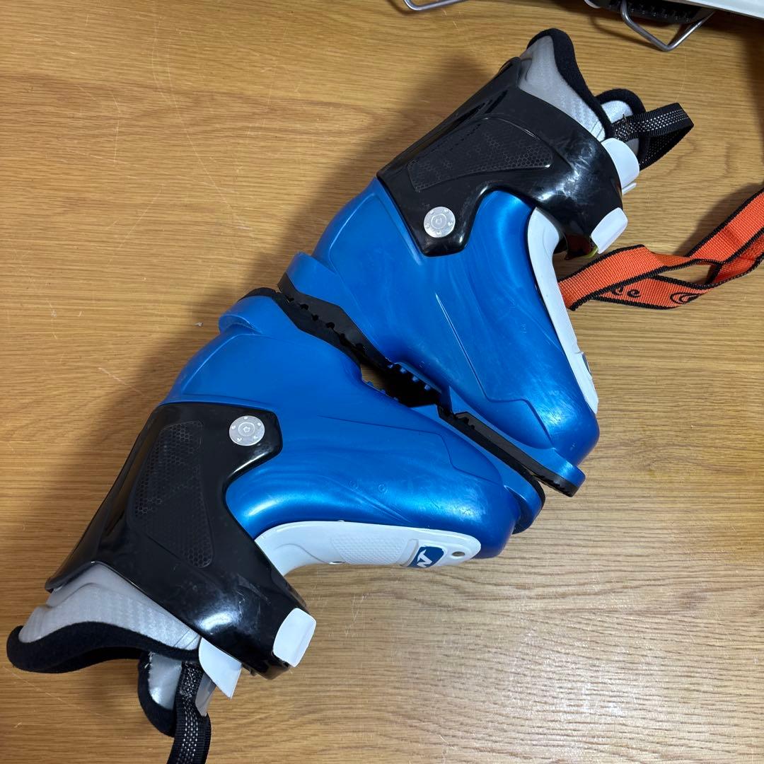 男の子　ジュニアスキーセット　SALOMON 16-17.5cmブーツ付