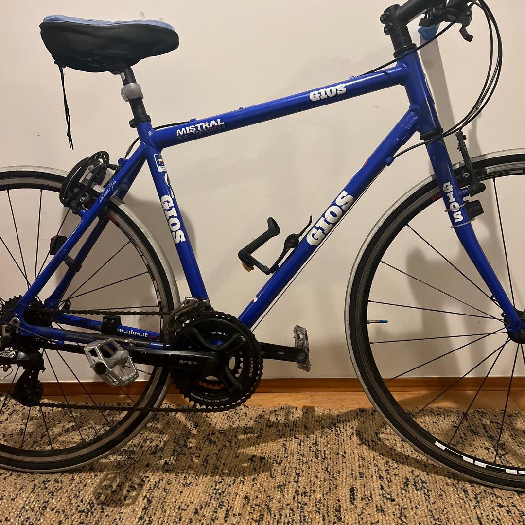 8000円引　GIOS MISTRAL クロスバイク 青　手渡し希望