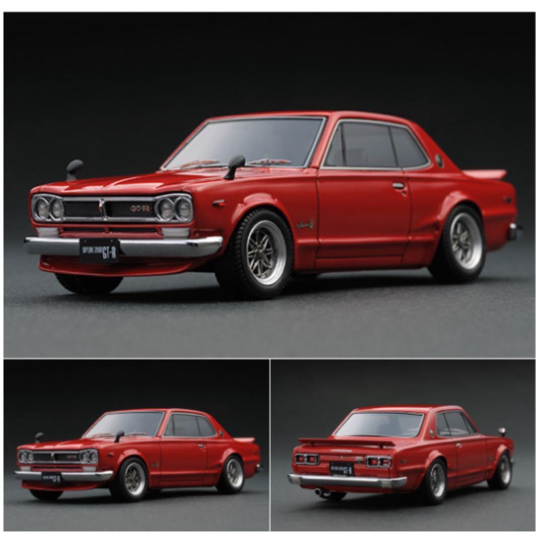 イグニッションモデル　1/43 スカイライン　GT-R KPGC10 レッド