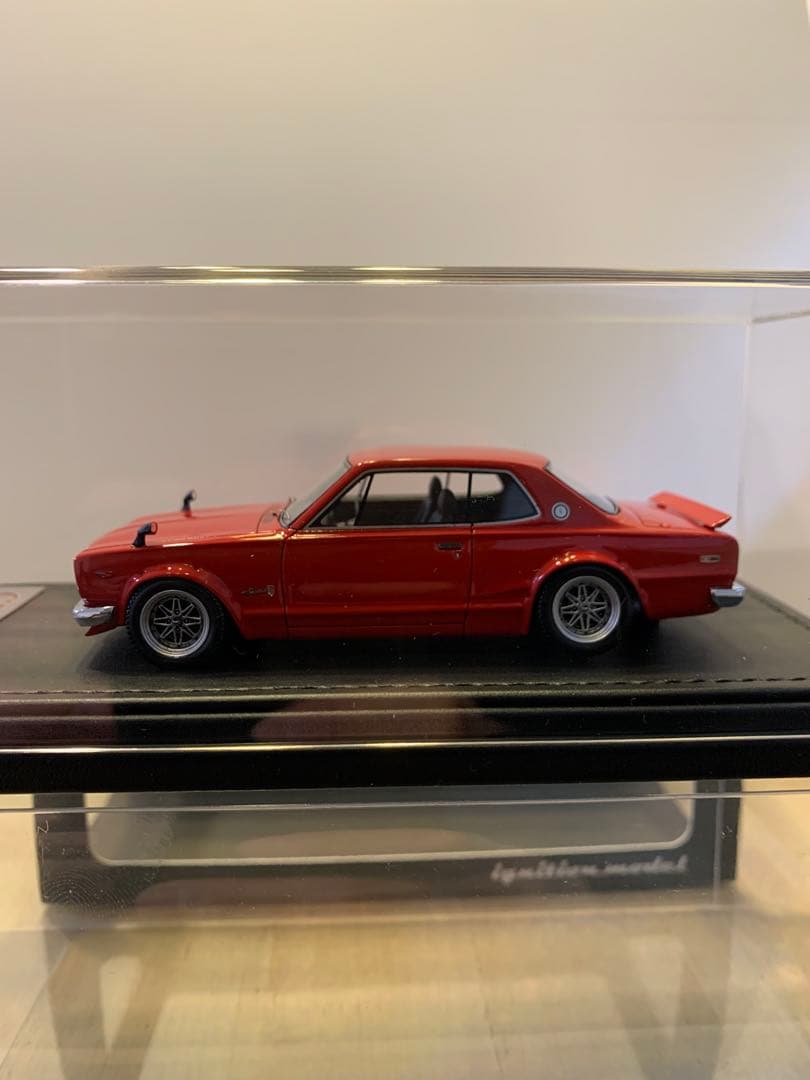 イグニッションモデル　1/43 スカイライン　GT-R KPGC10 レッド