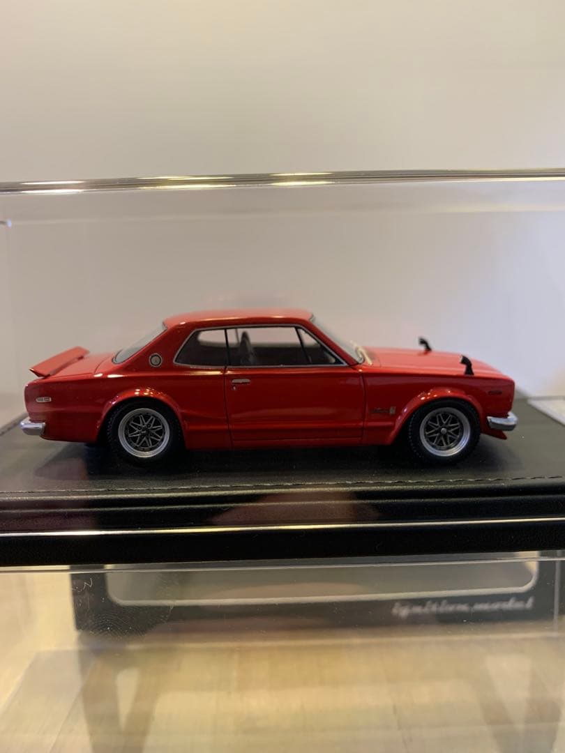 イグニッションモデル　1/43 スカイライン　GT-R KPGC10 レッド