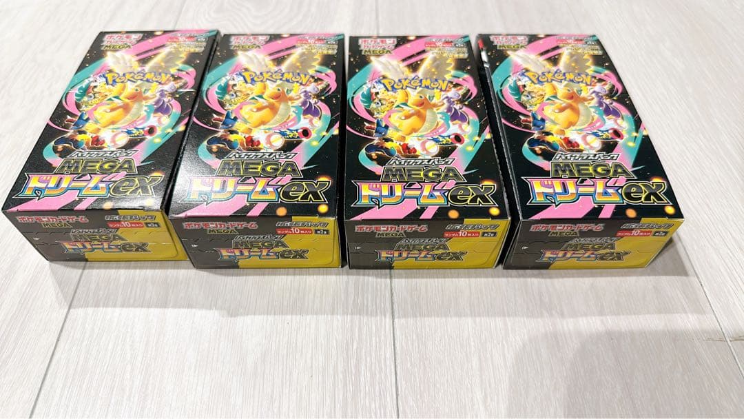 ポケモンカード MEGA ドリーム EX box シュリンクなし ぺりぺりあり