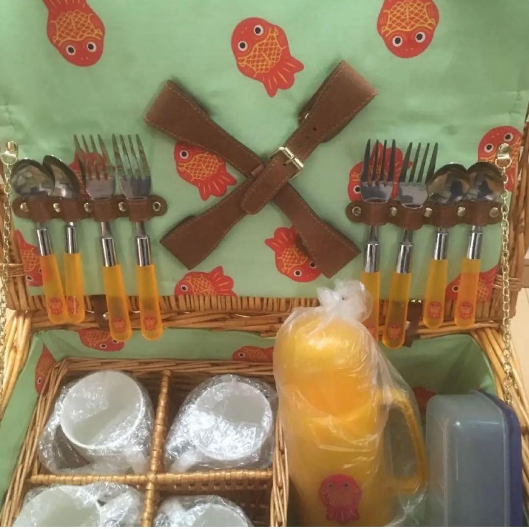ちょきんぎょ　ピクニック　バスケット　新品