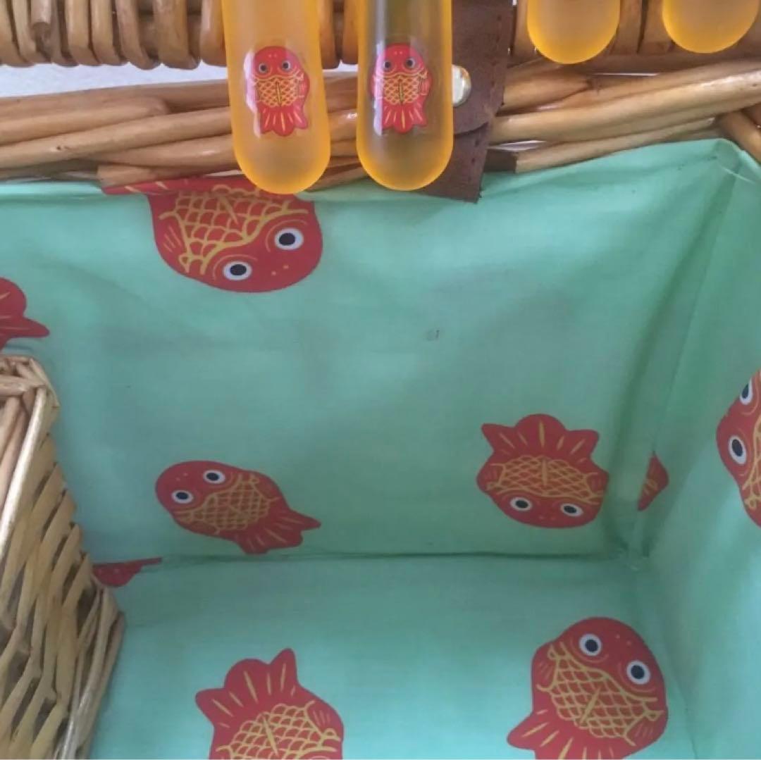 ちょきんぎょ　ピクニック　バスケット　新品