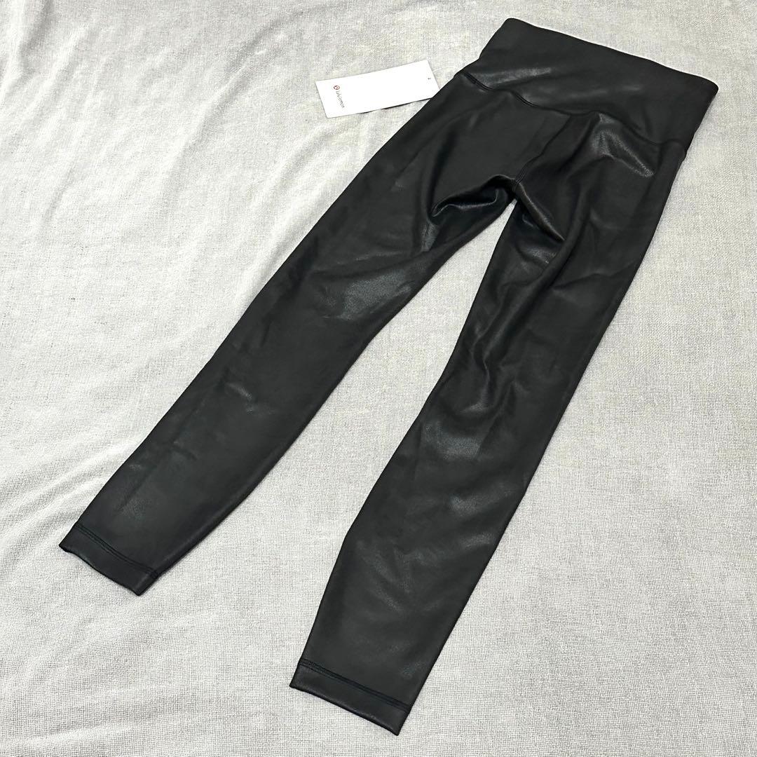 【新品】lululemon ルルレモン 光沢 ハイウェスト ヨガパンツ ブラック