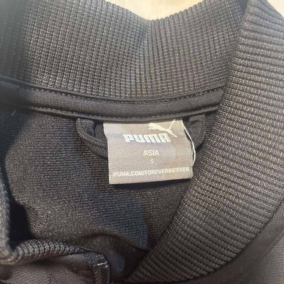 レアPUMA sサイズジャージ上下セット ブラック・ホワイト