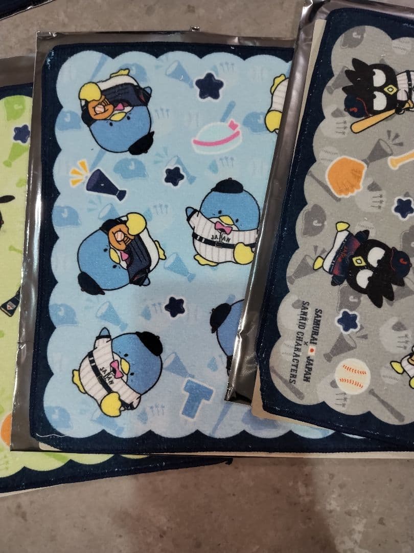侍ジャパン サンリオ タイトーくじ ハンドタオル　7枚セット