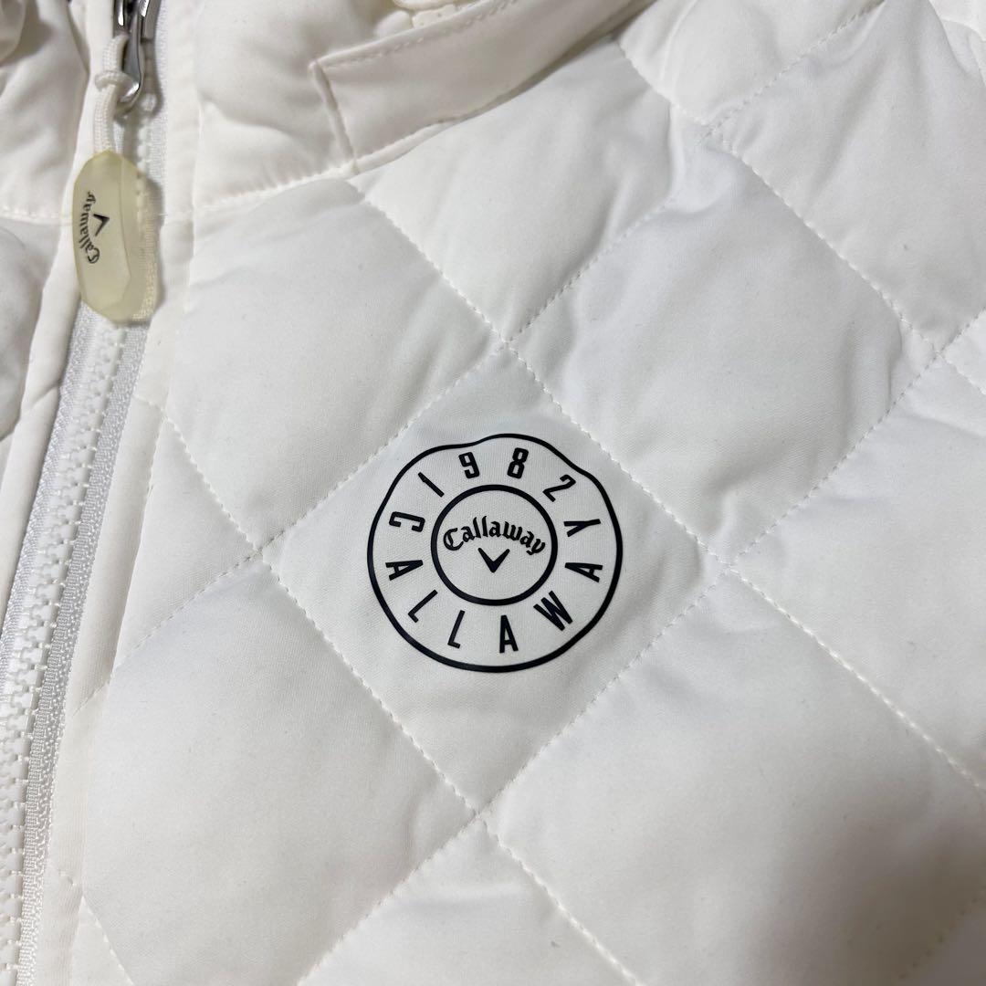 【美品】 キャロウェイ Callaway ジャケット L ホワイト キルティング