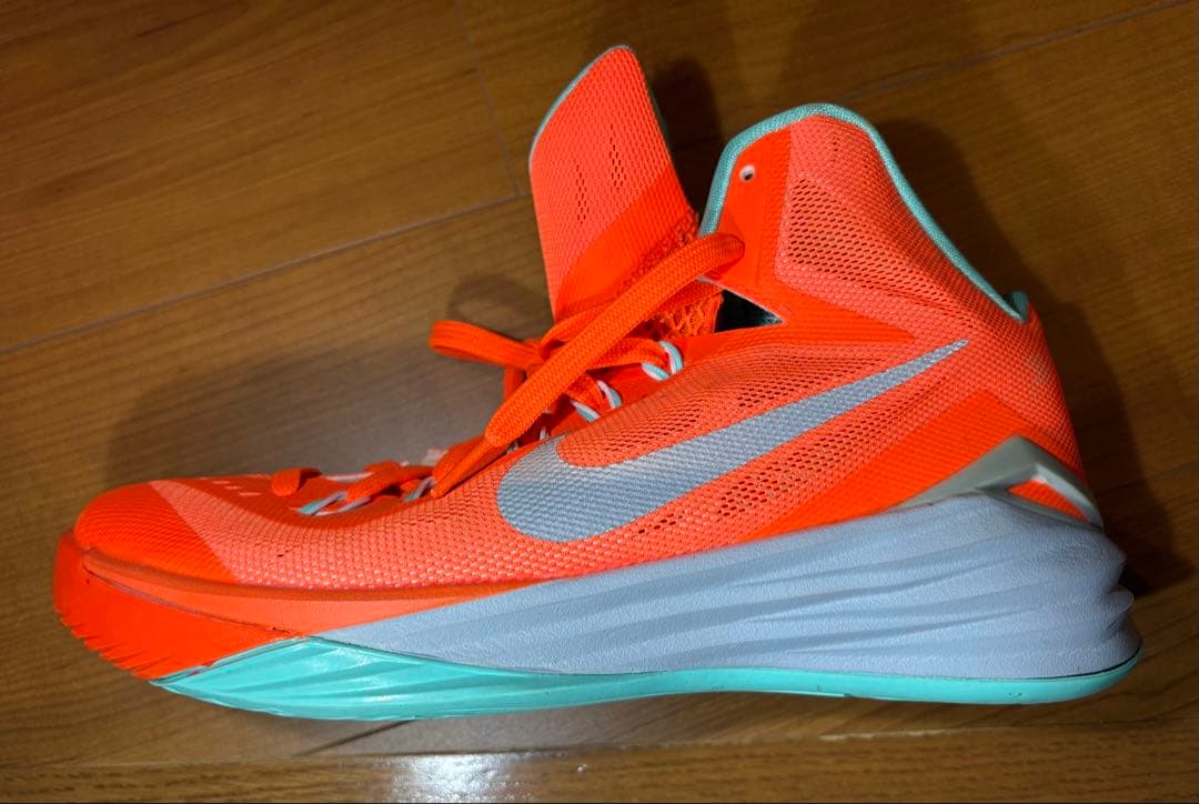 Nike Hyperdunk オレンジ/ターコイズ シューズ 25.5cm