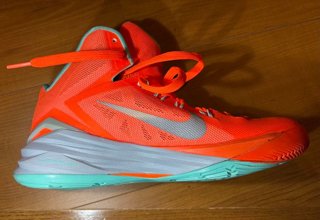 Nike Hyperdunk オレンジ/ターコイズ シューズ 25.5cm