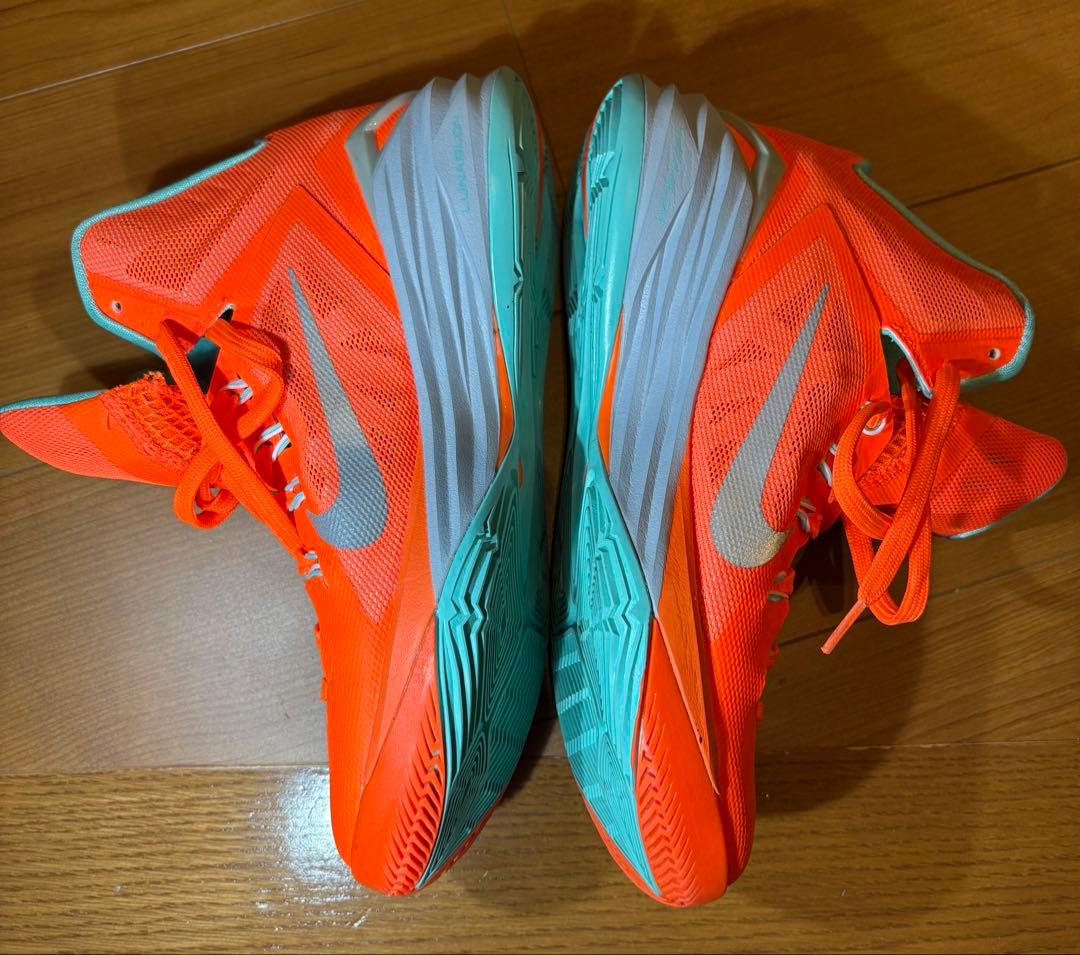 Nike Hyperdunk オレンジ/ターコイズ シューズ 25.5cm