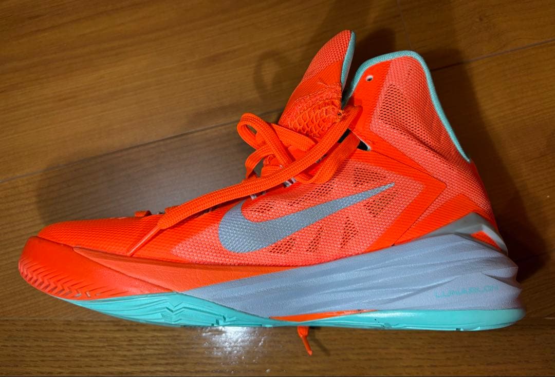 Nike Hyperdunk オレンジ/ターコイズ シューズ 25.5cm