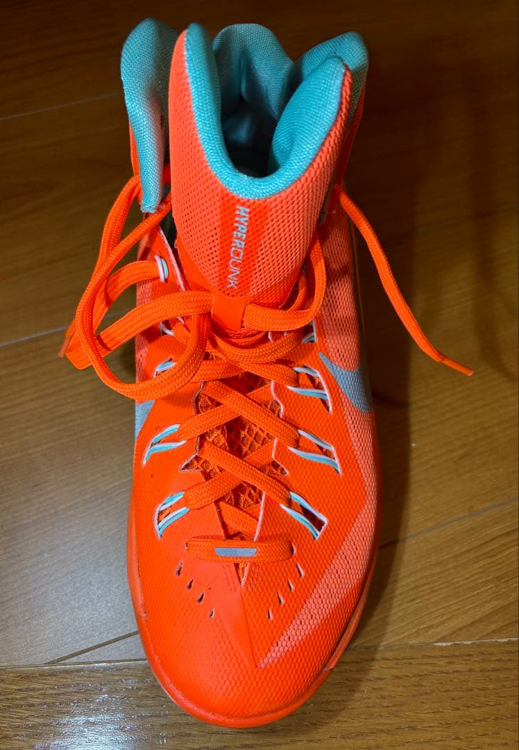 Nike Hyperdunk オレンジ/ターコイズ シューズ 25.5cm