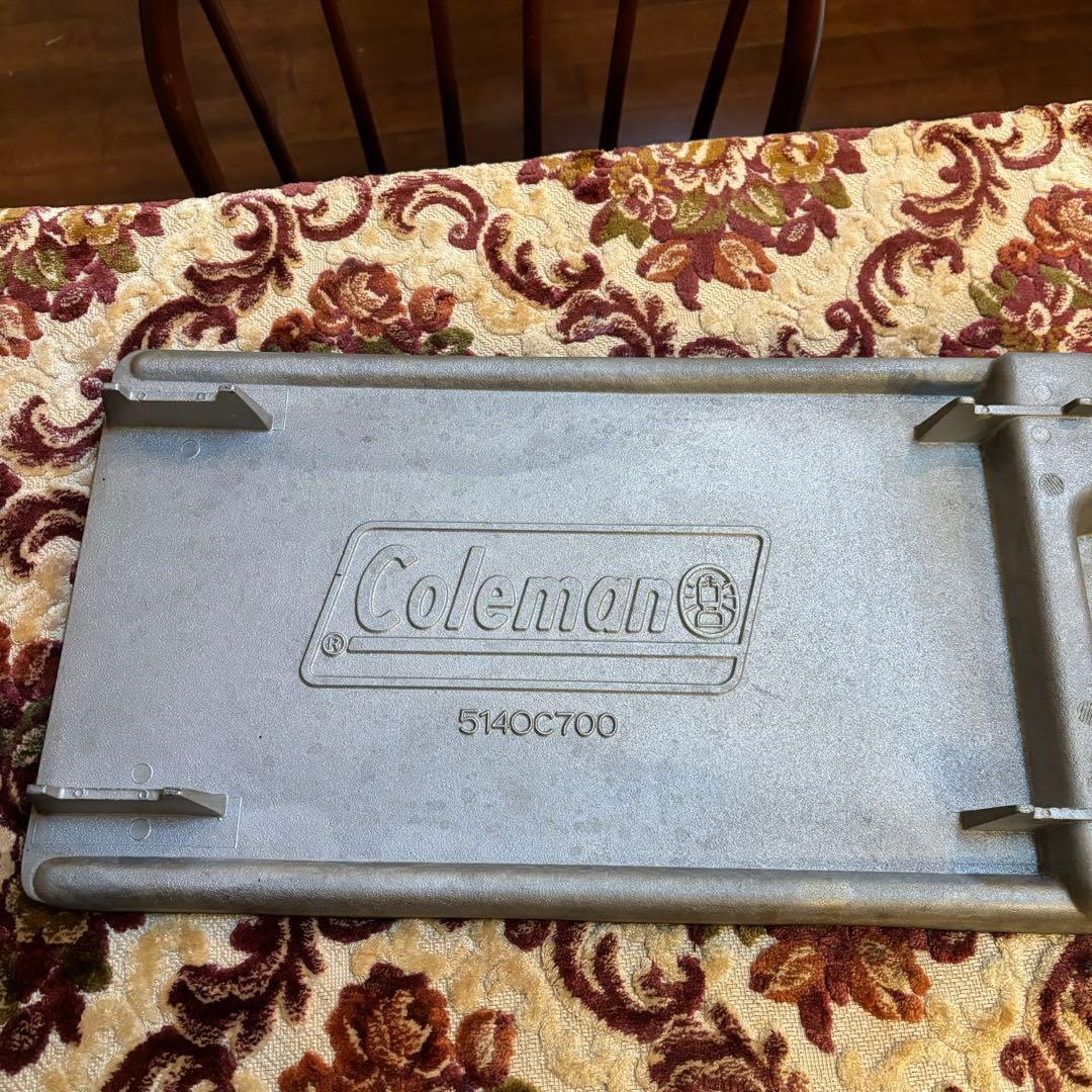 Colemanヴィンテージグリドル未使用品 ツーバーナー用1980年代廃盤品