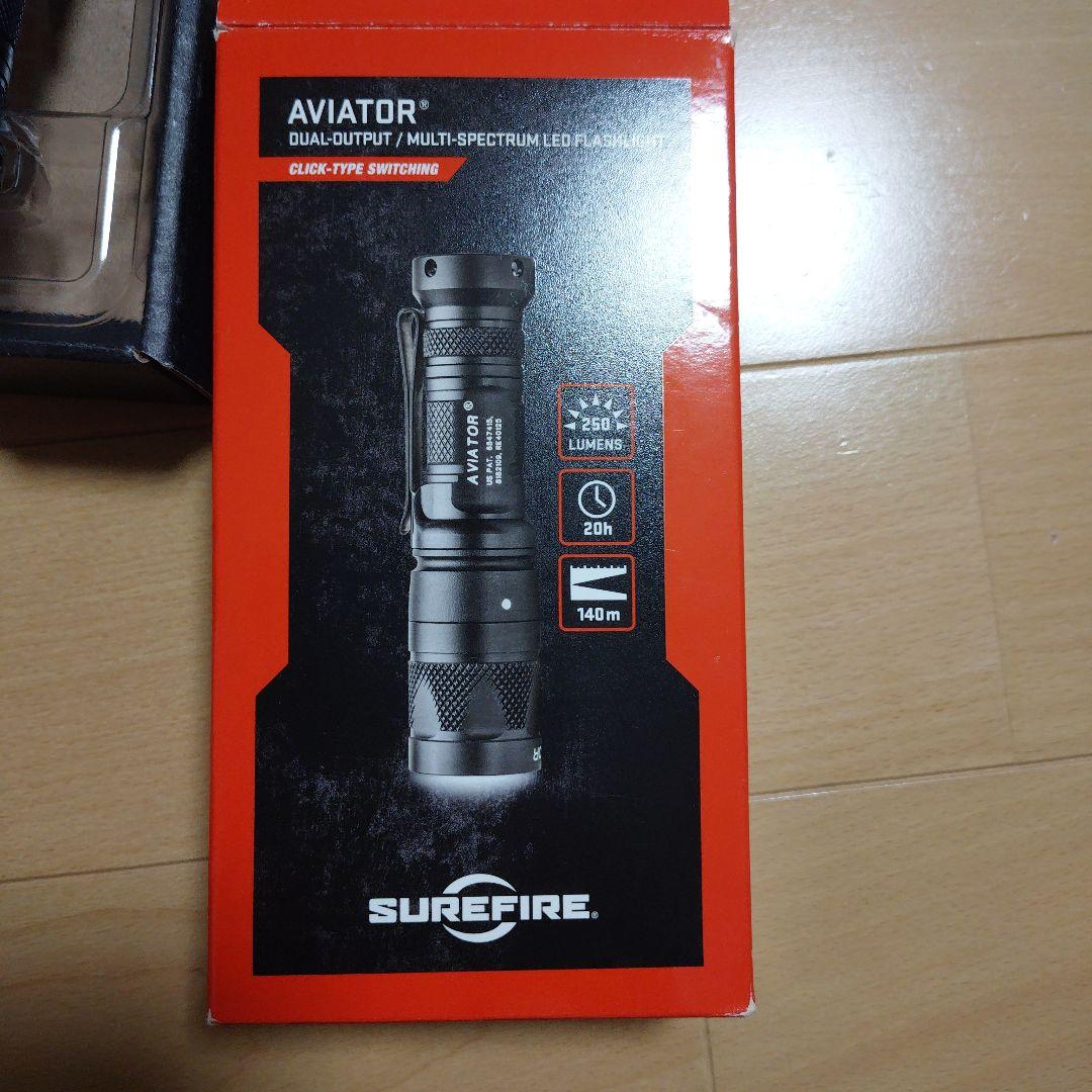 SUREFIRE AVIATOR-RD　シュアファイア　アビエイター　電池１本付