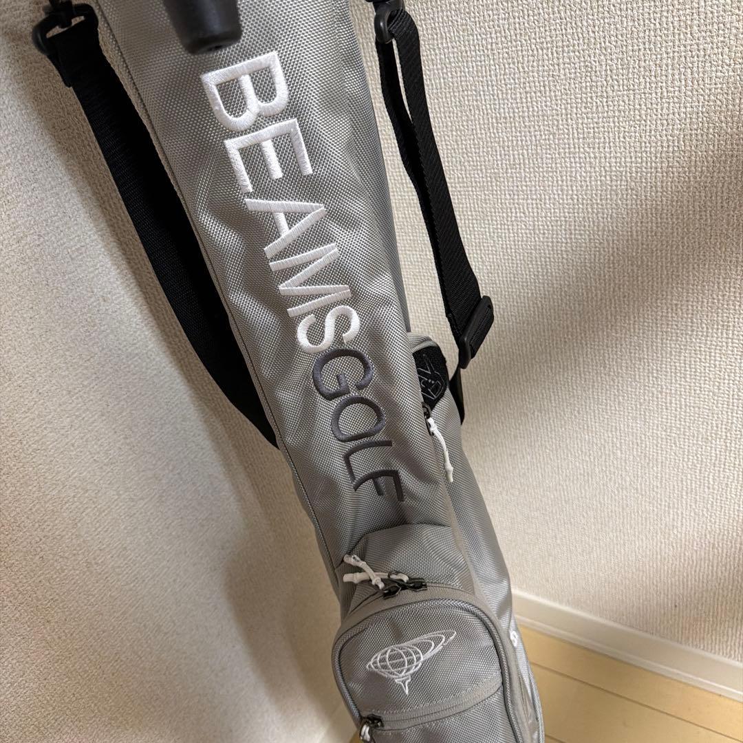 BEAMS GOLF キャディバッグ グレー