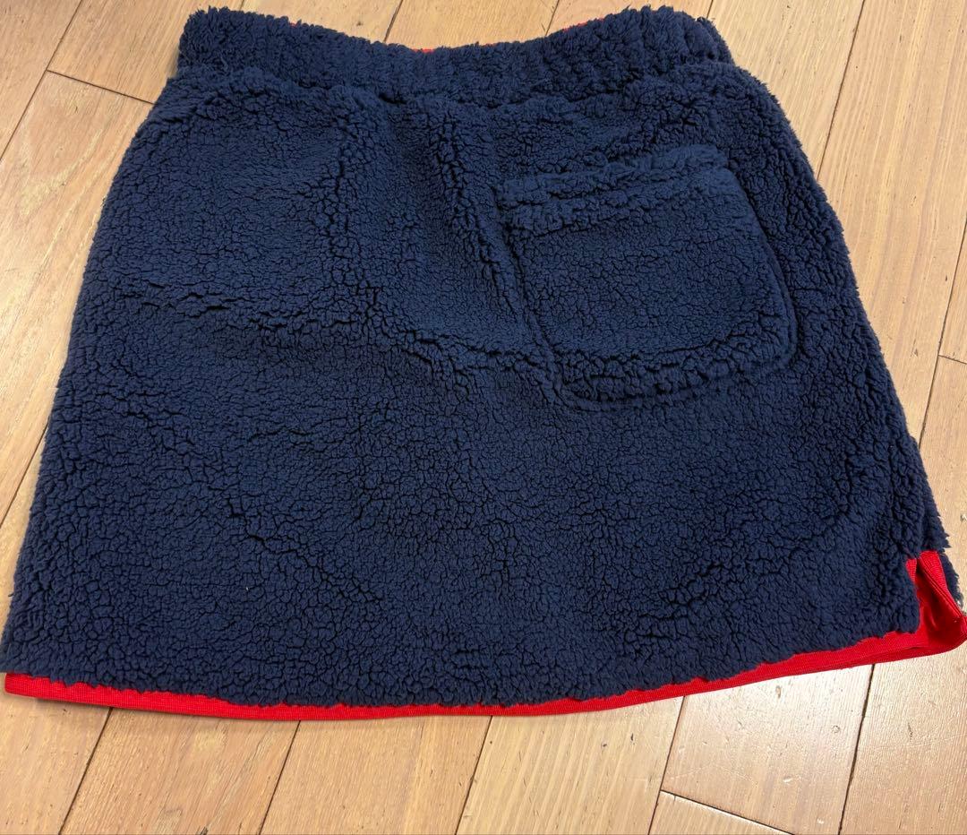 未使用❣️デサント　ゴルフ　リバーシブル　ボア　ベスト スカート　セット　M 赤