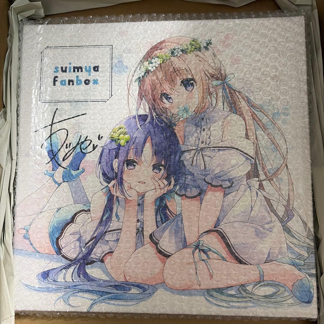 すいみゃ FANBOX 大玉すいかコース 1年継続特典 キャンバスボード