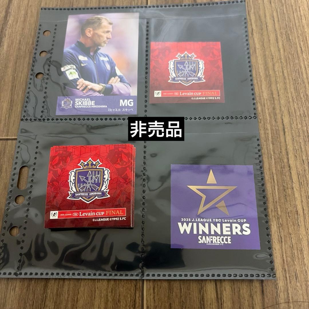 ルヴァンカップ決勝　入場者特典　サンフレッチェ広島 全種カード25枚コンプリート