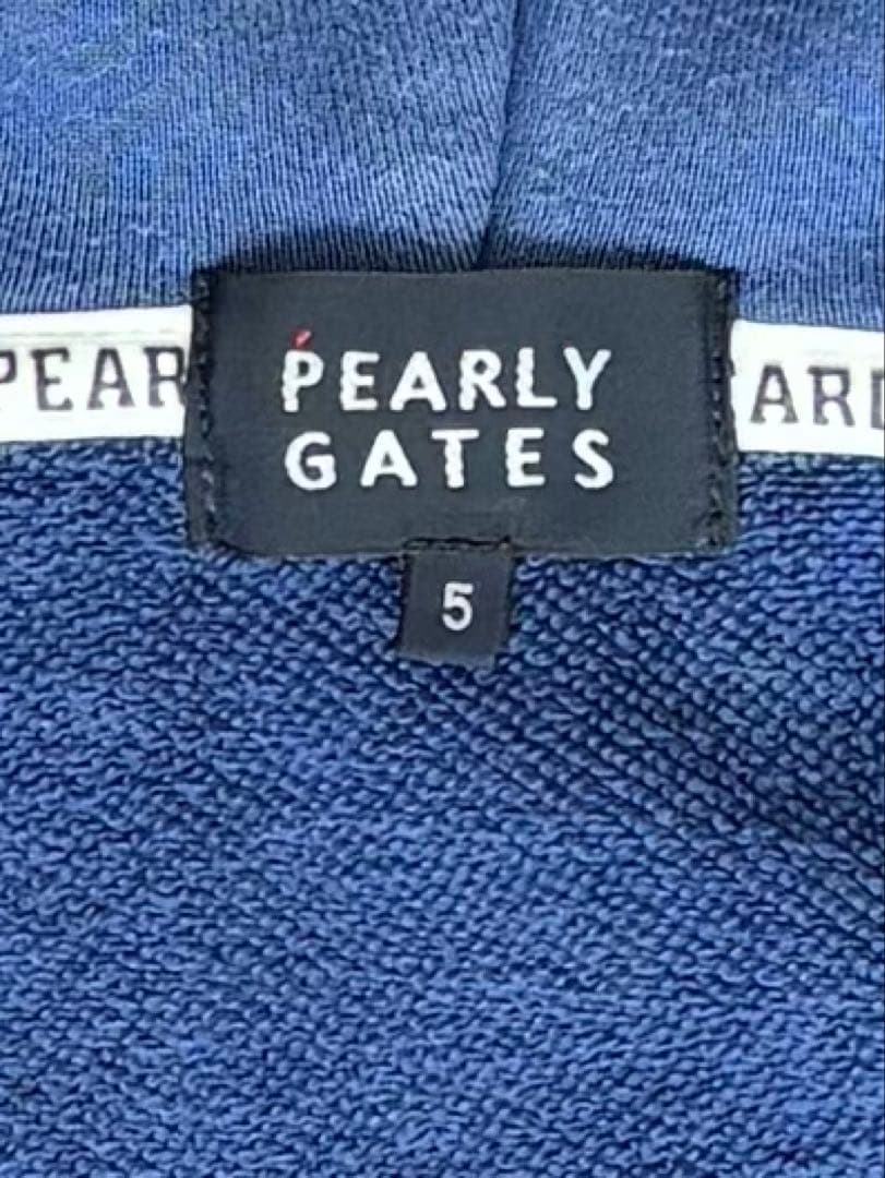 PEARLY GATES ネイビー フルジップパーカー