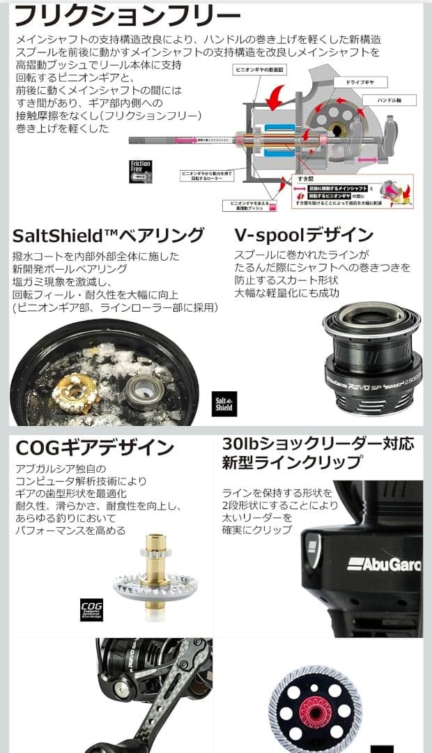アブガルシア 　レボビースト　3000msh 未使用　ショアジギング　シーバス