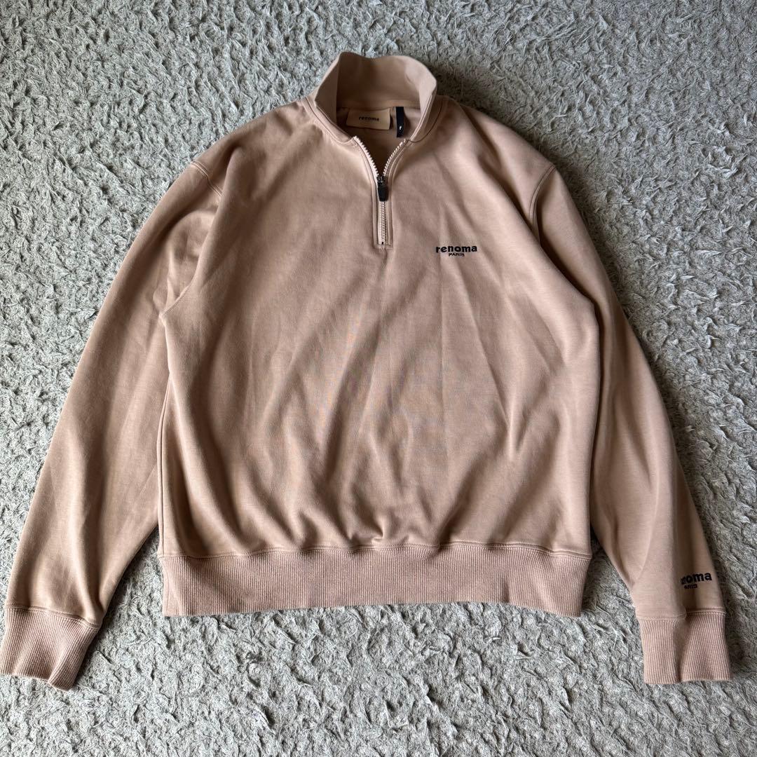 レノマゴルフ　ハーフジップ　スウェット　Sサイズ　renoma PARIS