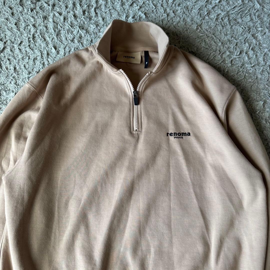 レノマゴルフ　ハーフジップ　スウェット　Sサイズ　renoma PARIS