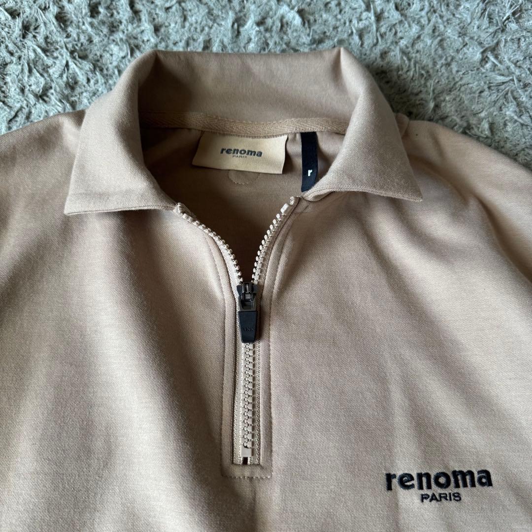 レノマゴルフ　ハーフジップ　スウェット　Sサイズ　renoma PARIS
