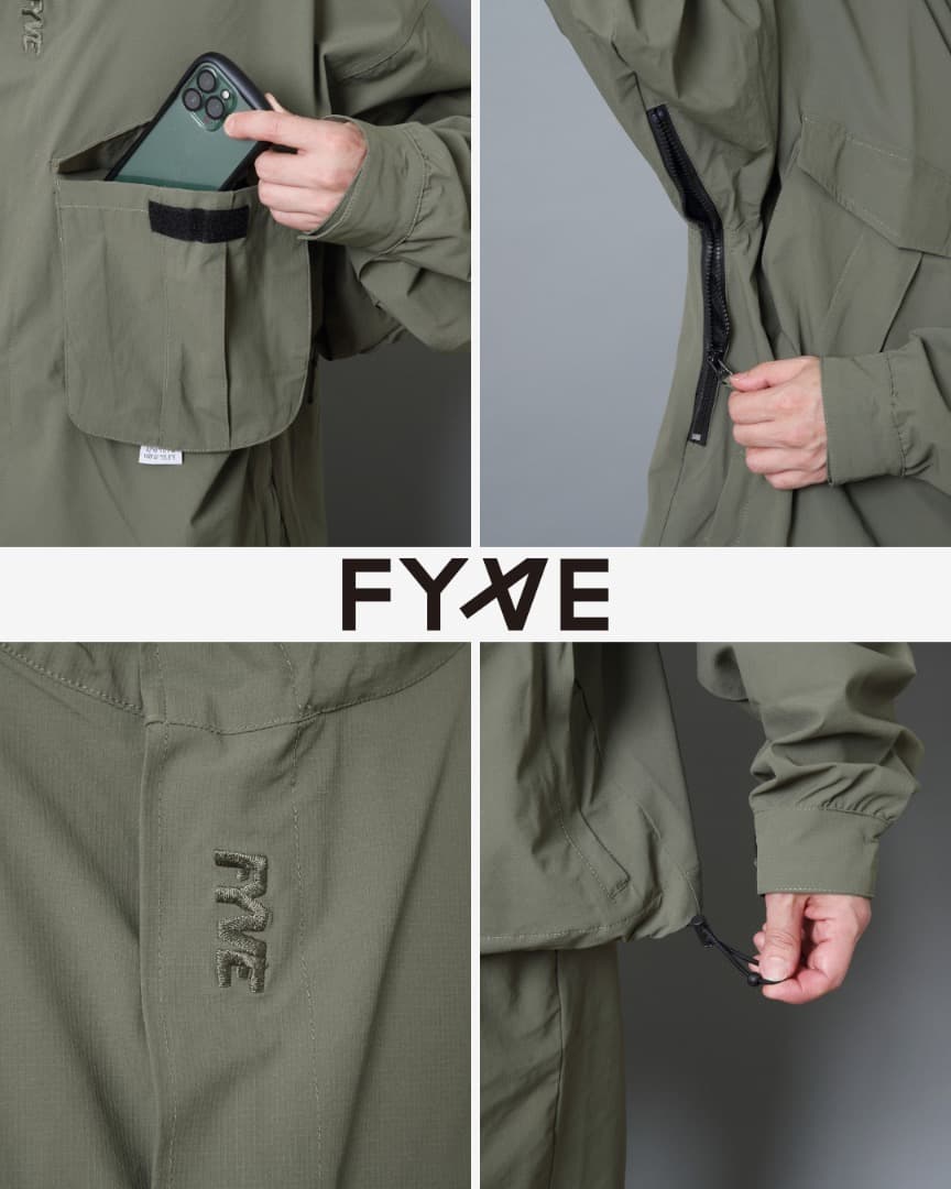 fyve スノーボードウェア ［日本限定］未使用 上下セット M オリーブ