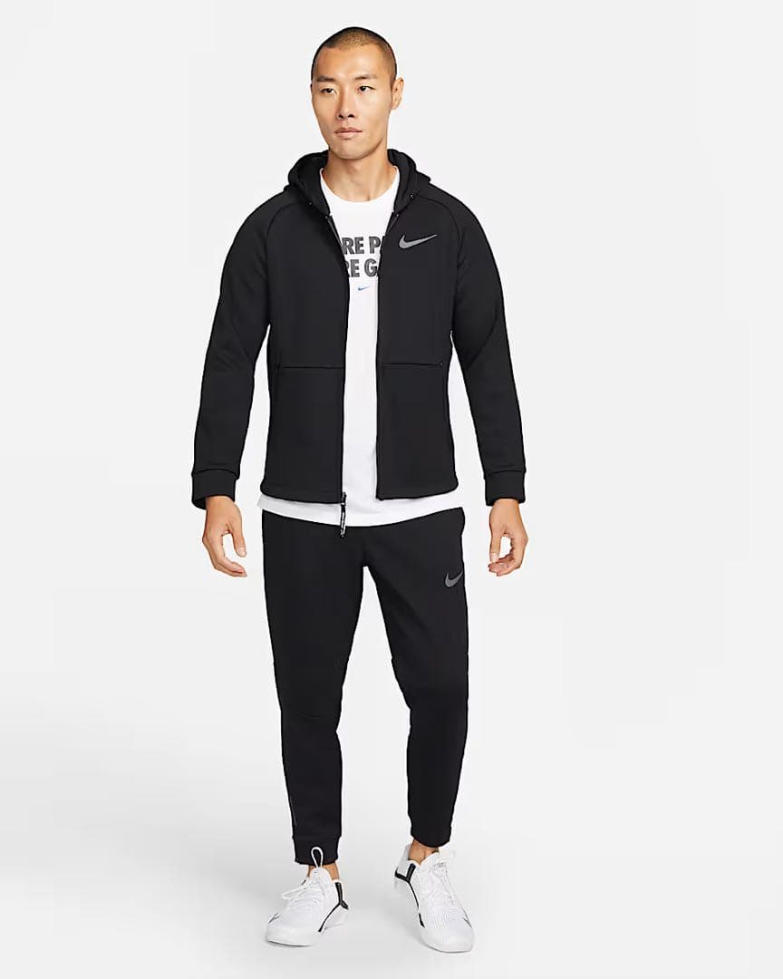 【美品】NIKE セットアップ　プロ Therma-FIT ブラック　黒
