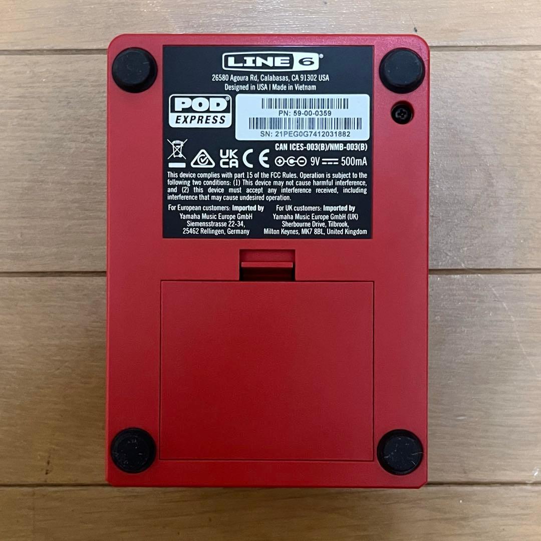 LINE6 POD EXPRESS Guitar 純正DCアダプター付き
