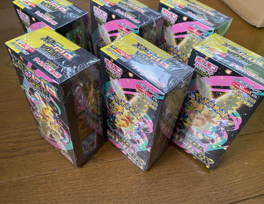 新品未使用：シュリンク付きポケモンカードゲーム メガドリームｅｘ6BOX