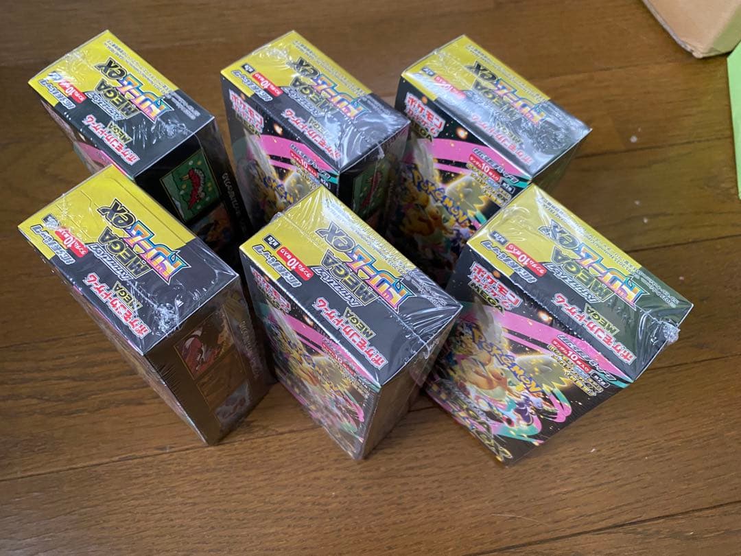 新品未使用：シュリンク付きポケモンカードゲーム メガドリームｅｘ6BOX