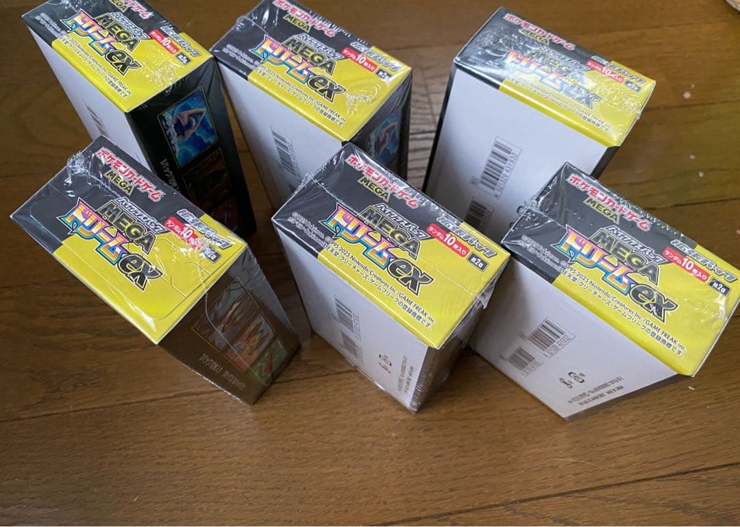 新品未使用：シュリンク付きポケモンカードゲーム メガドリームｅｘ6BOX