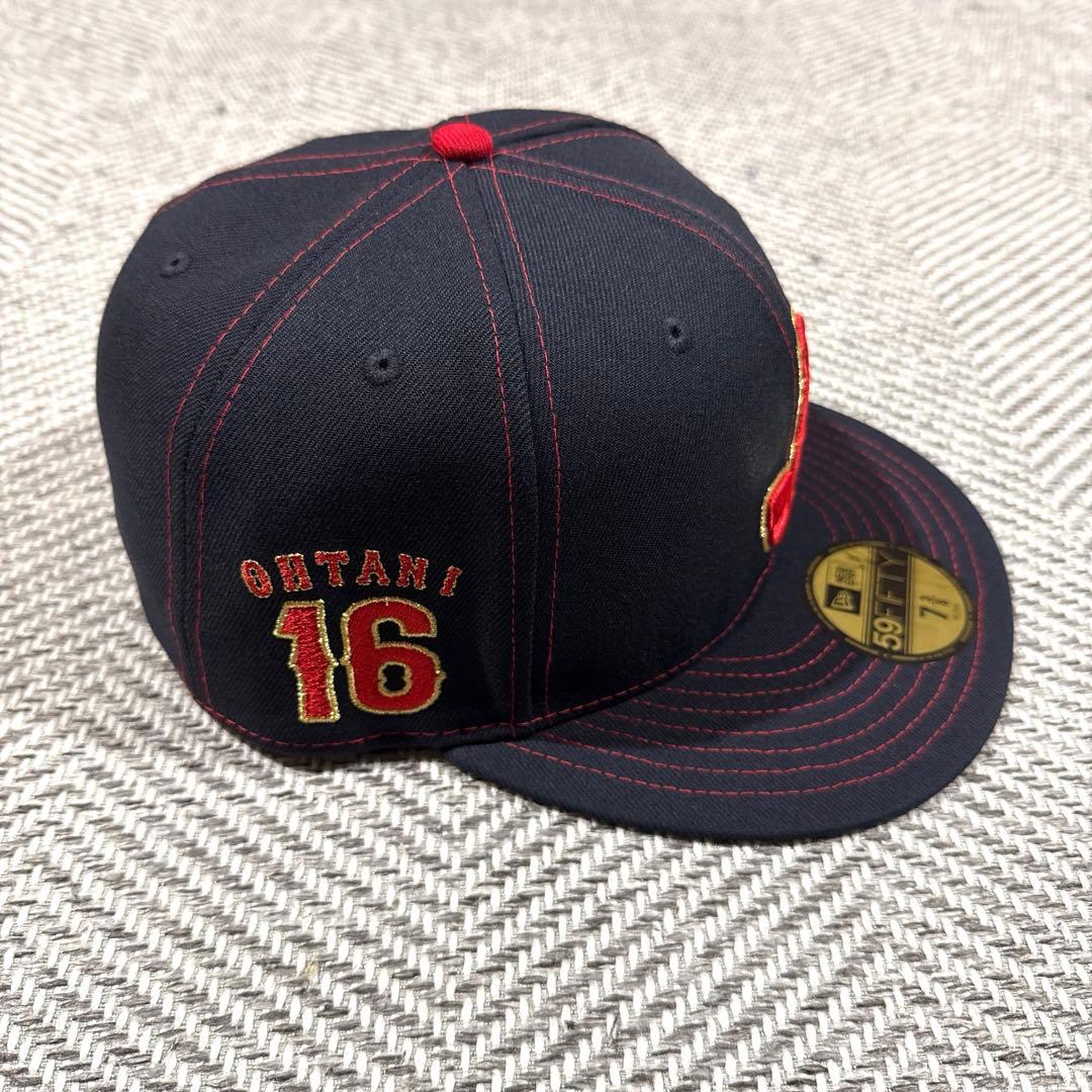 侍ジャパン　59FIFTY キャップ　大谷翔平　刺繍入り　7 3/8