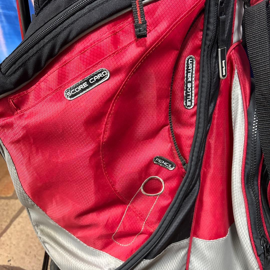寶-1177 burton バートン スタンド式 キャディバッグ 軽量
