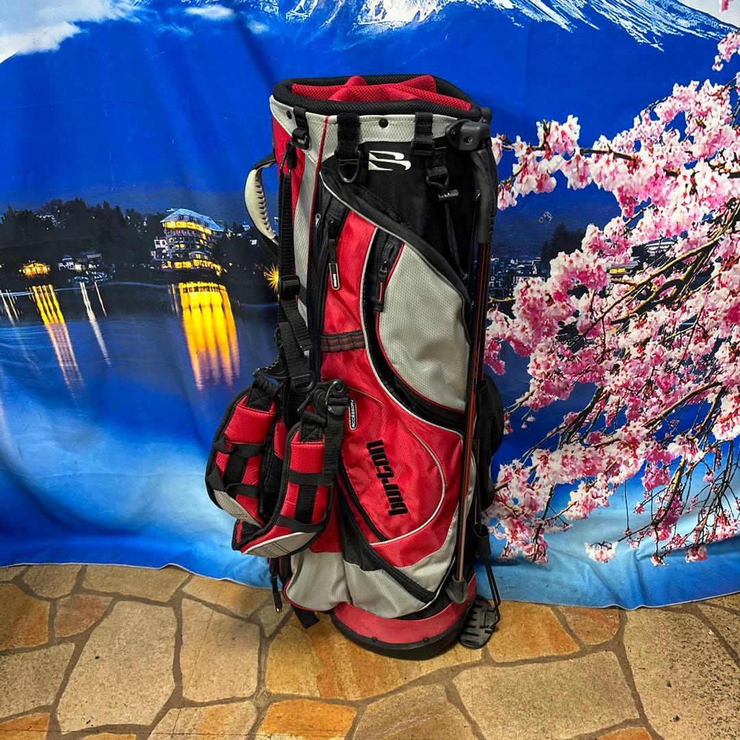 寶-1177 burton バートン スタンド式 キャディバッグ 軽量