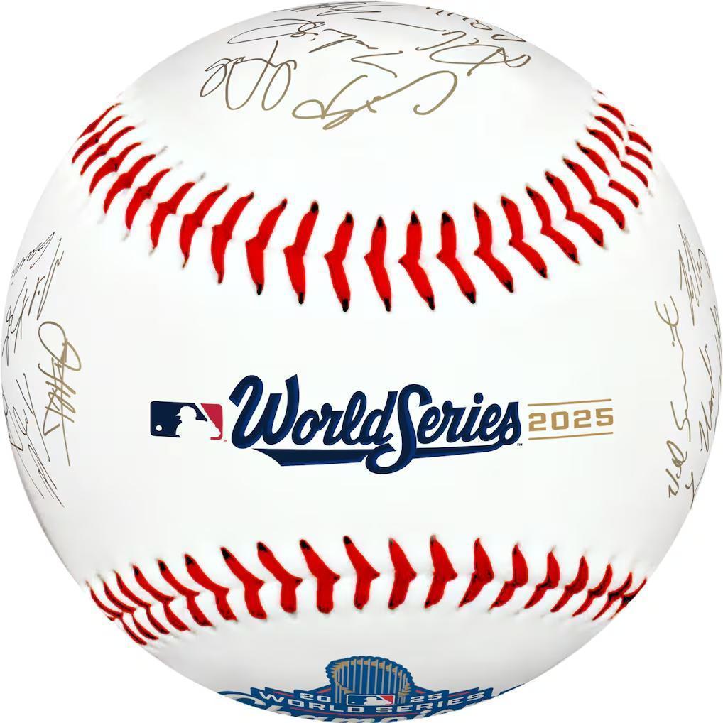 大谷翔平MLB2025WSチャンピオン記念サイン入ボールローリング社US限定品