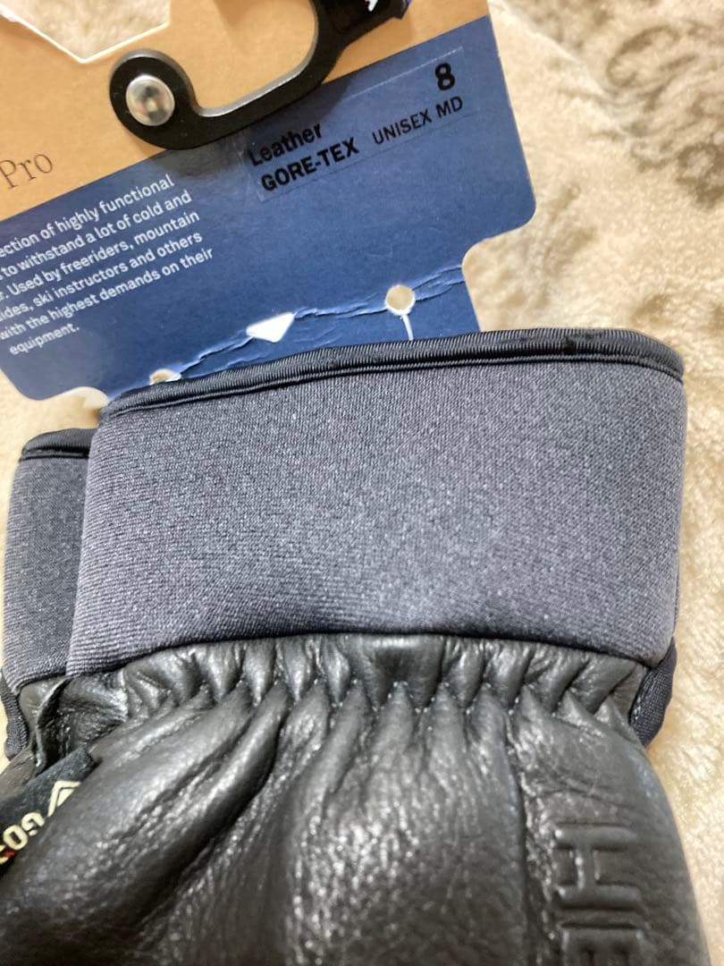 ヘストラ　HESTRA レザーゴアテックス　GORE-TEX 8サイズ