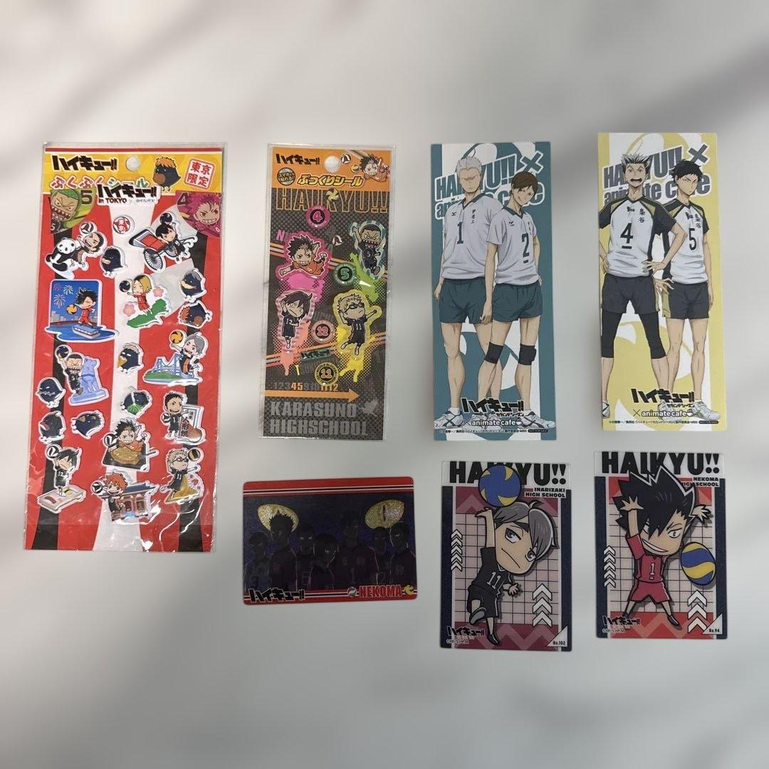 ハイキュー!! 漫画とグッズ、バボカのセット等113個まとめ売り！！