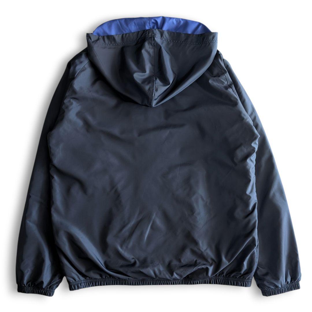 美品 アンブロ 裏起毛 ウィンドブレーカー セットアップ M ネイビー