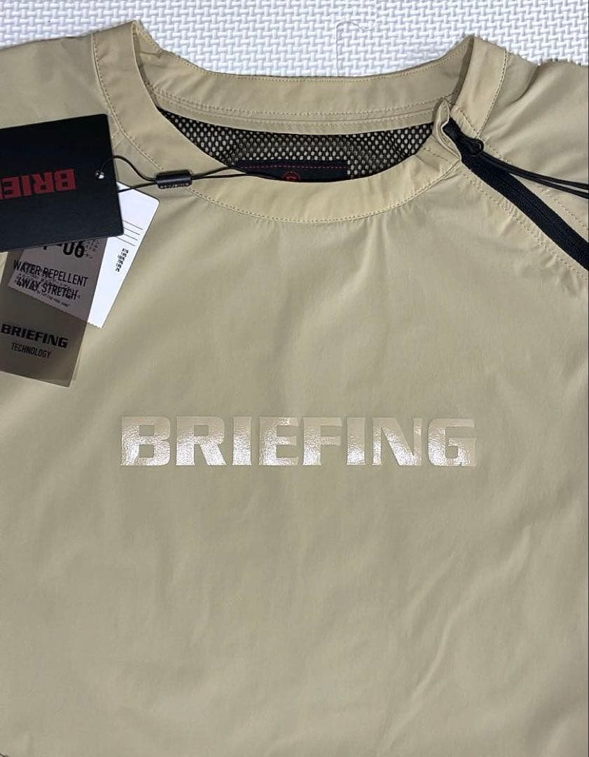 BRIEFING WIND & RAIN PULLOVER（BEIGE／M）