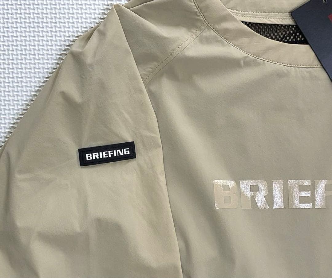 BRIEFING WIND & RAIN PULLOVER（BEIGE／M）