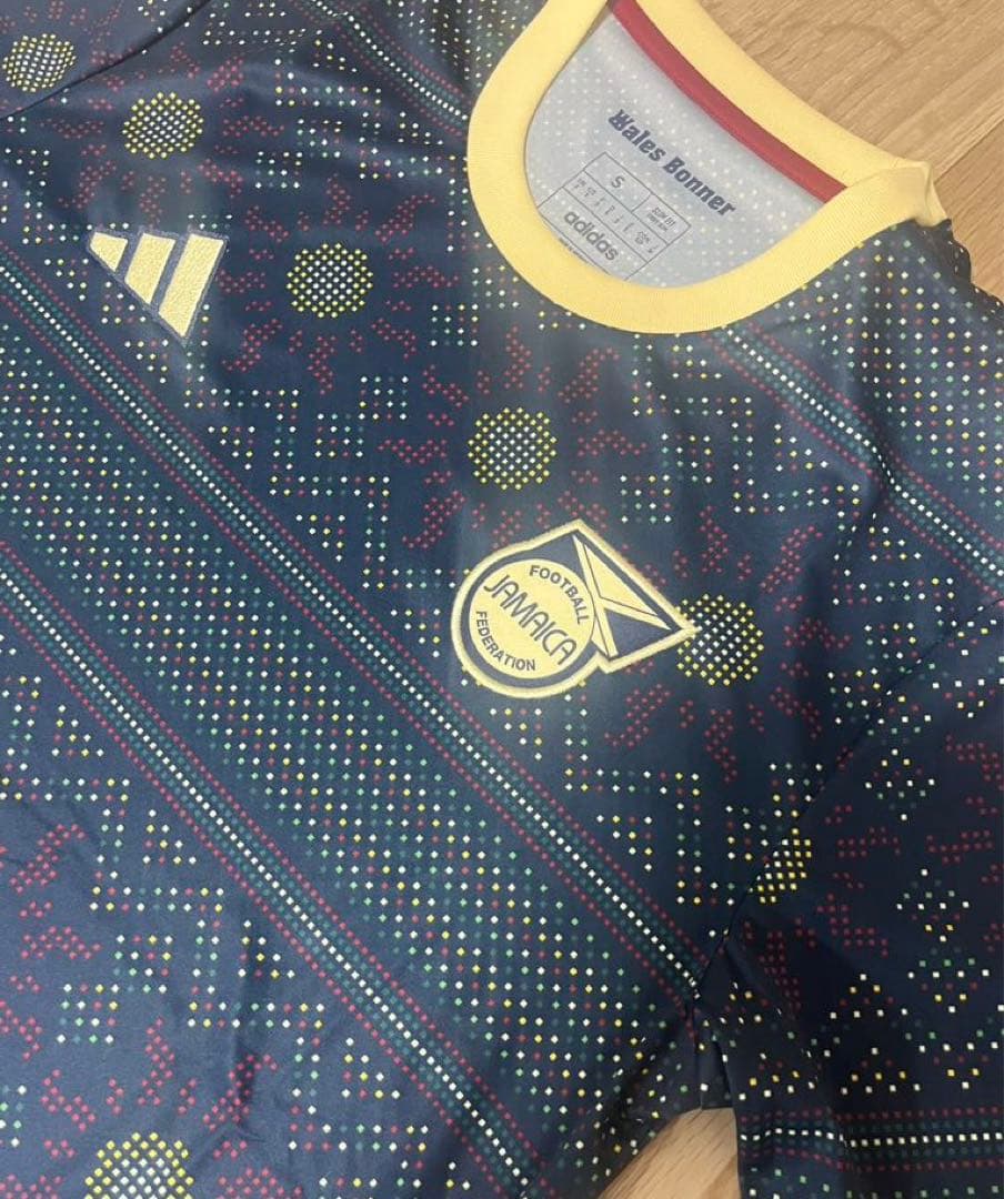 adidas ジャマイカ代表　プレマッチシャツ　トレーニングシャツ　国内Mサイズ