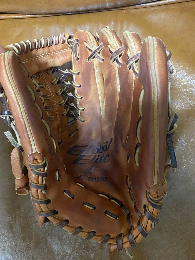 ミズノ　グローバルエリート　軟式　内野手　グローブ