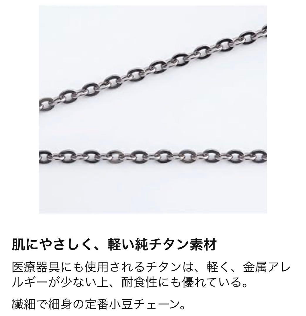 ファイテン phiten ネックレス チタン チェーン ネックレス (小豆)