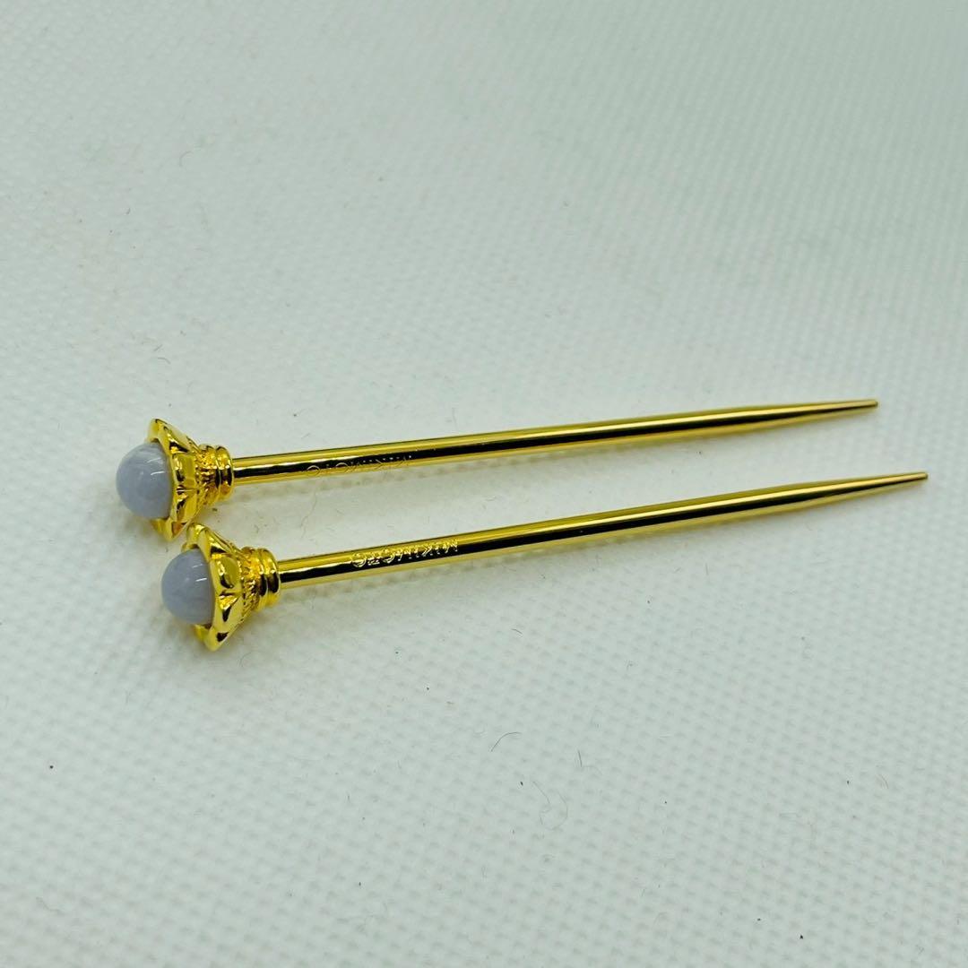 【mh/12.2/30】MIKIMOTO フルーツピック 半貴石 10P セット