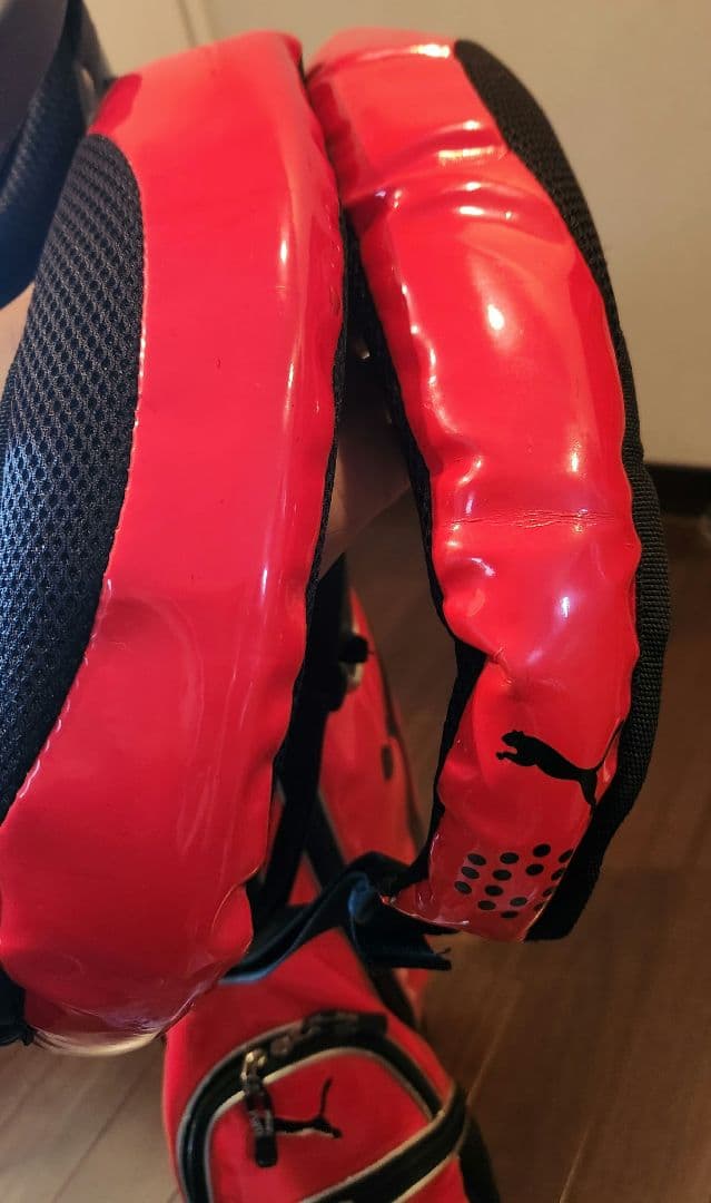 PUMA ゴルフスタンドバッグ レッド